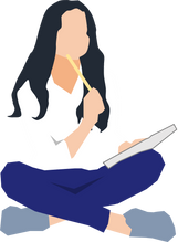 Thinking Woman Illustration 